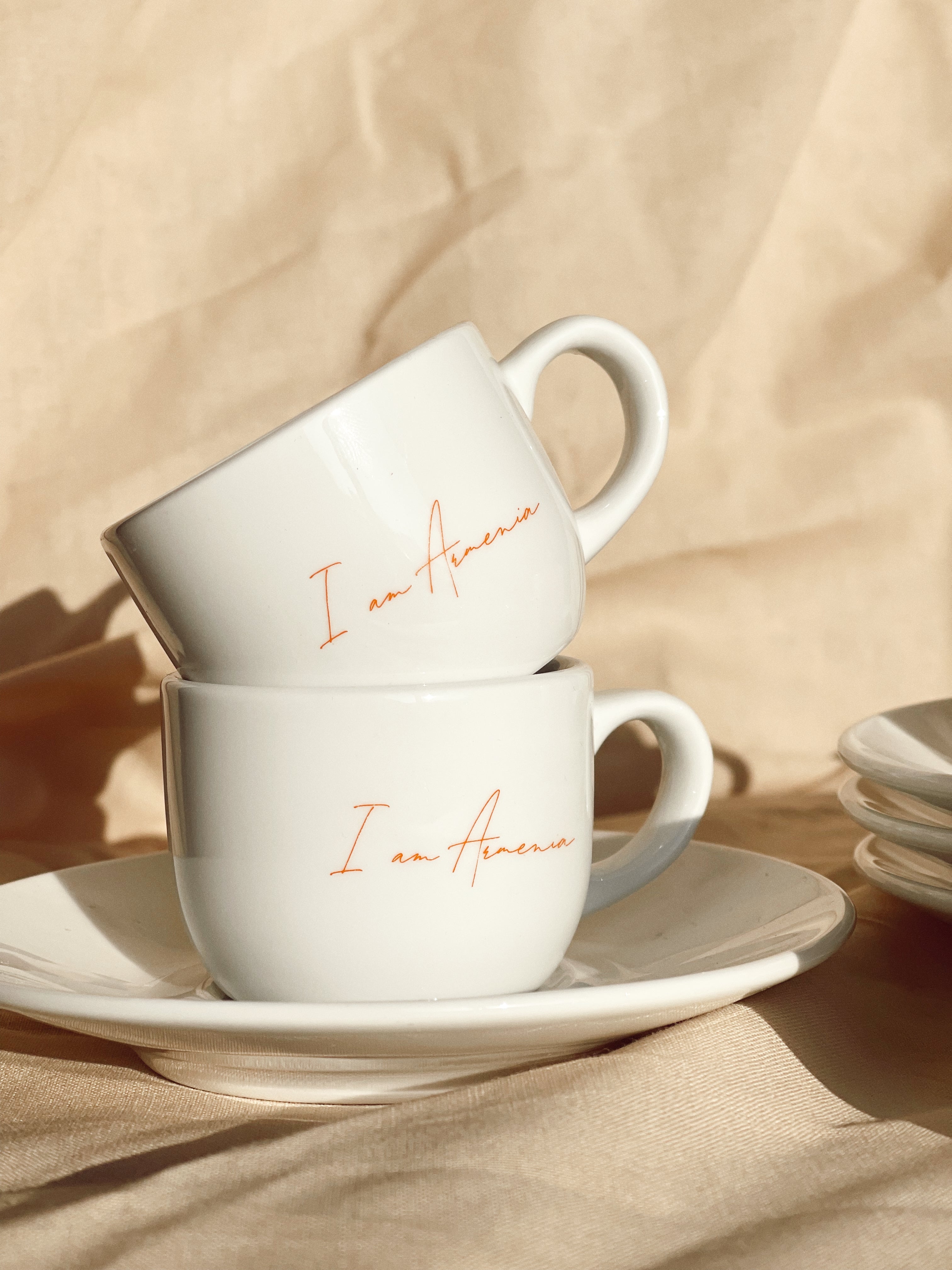I am Armenia Espresso Cup Set - Apricot